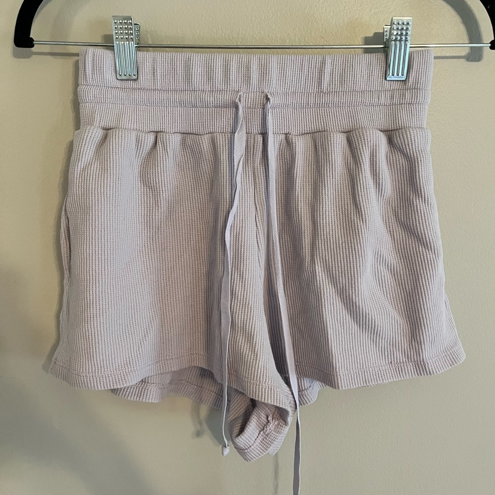 Lovers + Friends lavender shorts